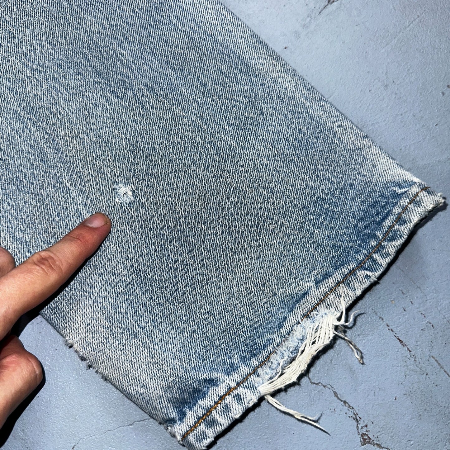 Levis 501 Vintage 90s Mexico Straight Leg Jeans 33x34 Y2K Light Wash Act 30x29