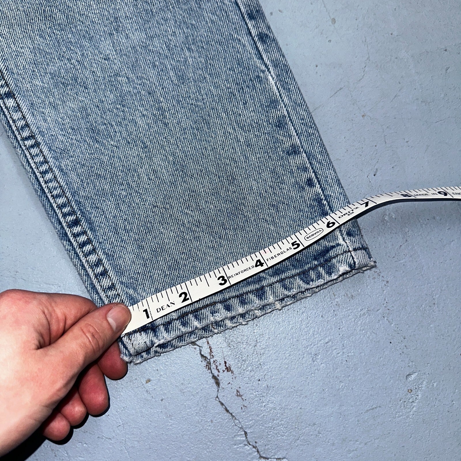 Levis 525 Silver Tab USA Vintage 90s Skater Jeans Light Wash Act 32x32 Act 30x30