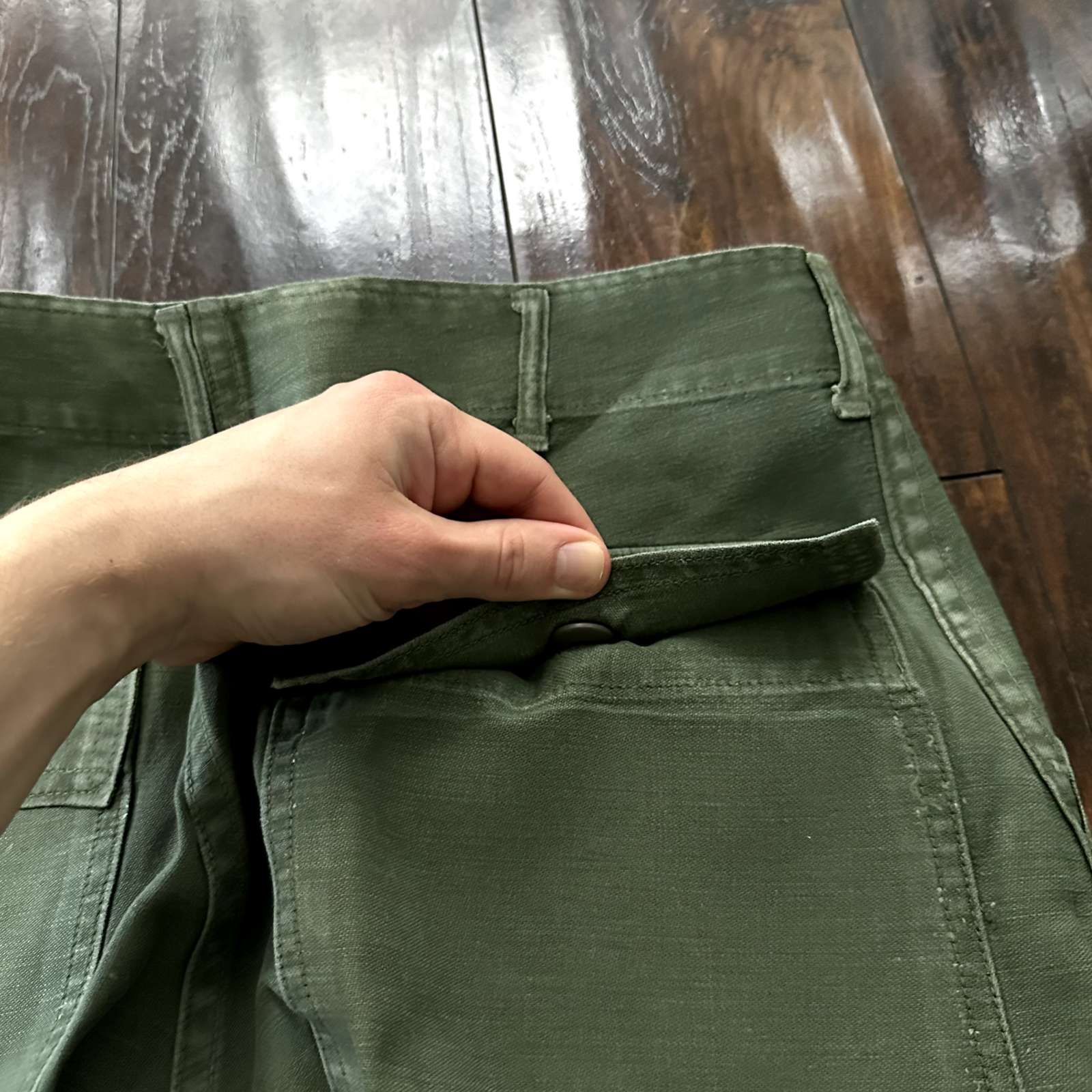 US Army OG-107 Fatigue Pants Trousers 1960s 32x33 Type I DSA-100 Post WWII Camo