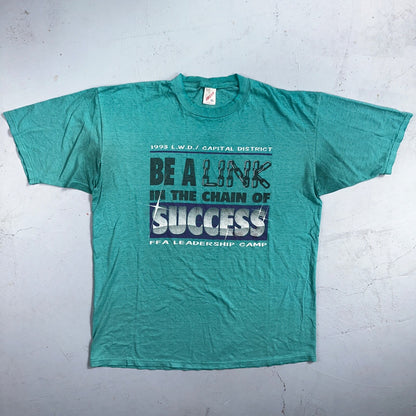 Success Link Quote VTG T Shirt 90s Jerzees XL Quote Capital District 1993 PDX