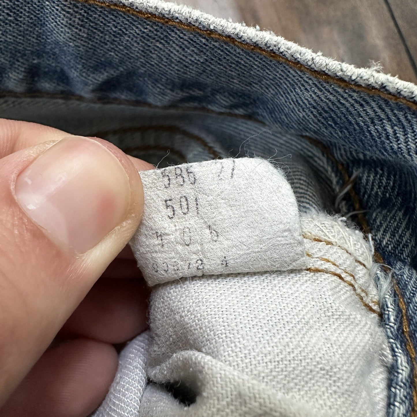 Levis Vintage 80s Redline Selvedge USA 501 XX Jeans 66 70s Light 30x36 Act 27x30