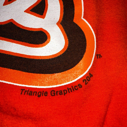 Oregon Beavers Y2K Orange VTG T Shirt College Gildan 2XL Corvallis School Mascot