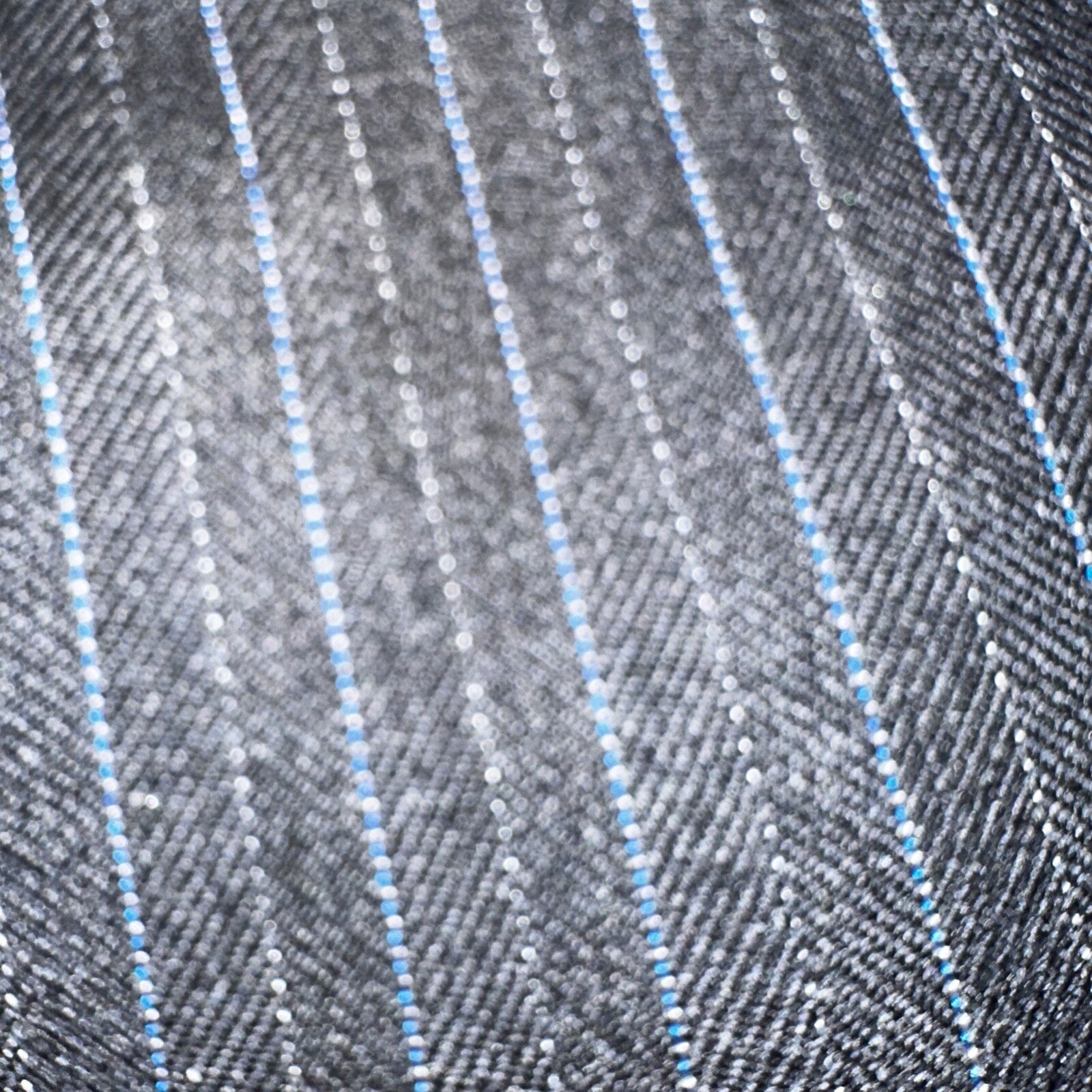 VTG Botany 500 Couture 42 USA MADE 2Pc Black/Gray Pinstriped Wool Suit