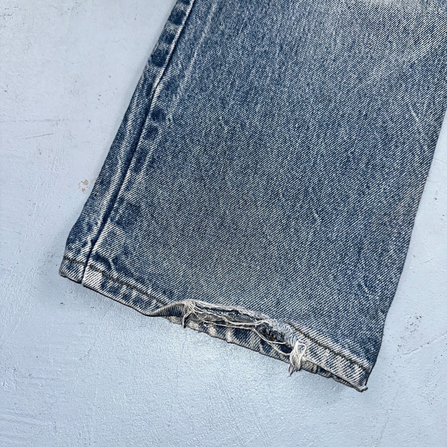 Levis 517 Vintage 80s USA Orange Tab Bootcut Flare Blue Worn Jeans Act 32x27