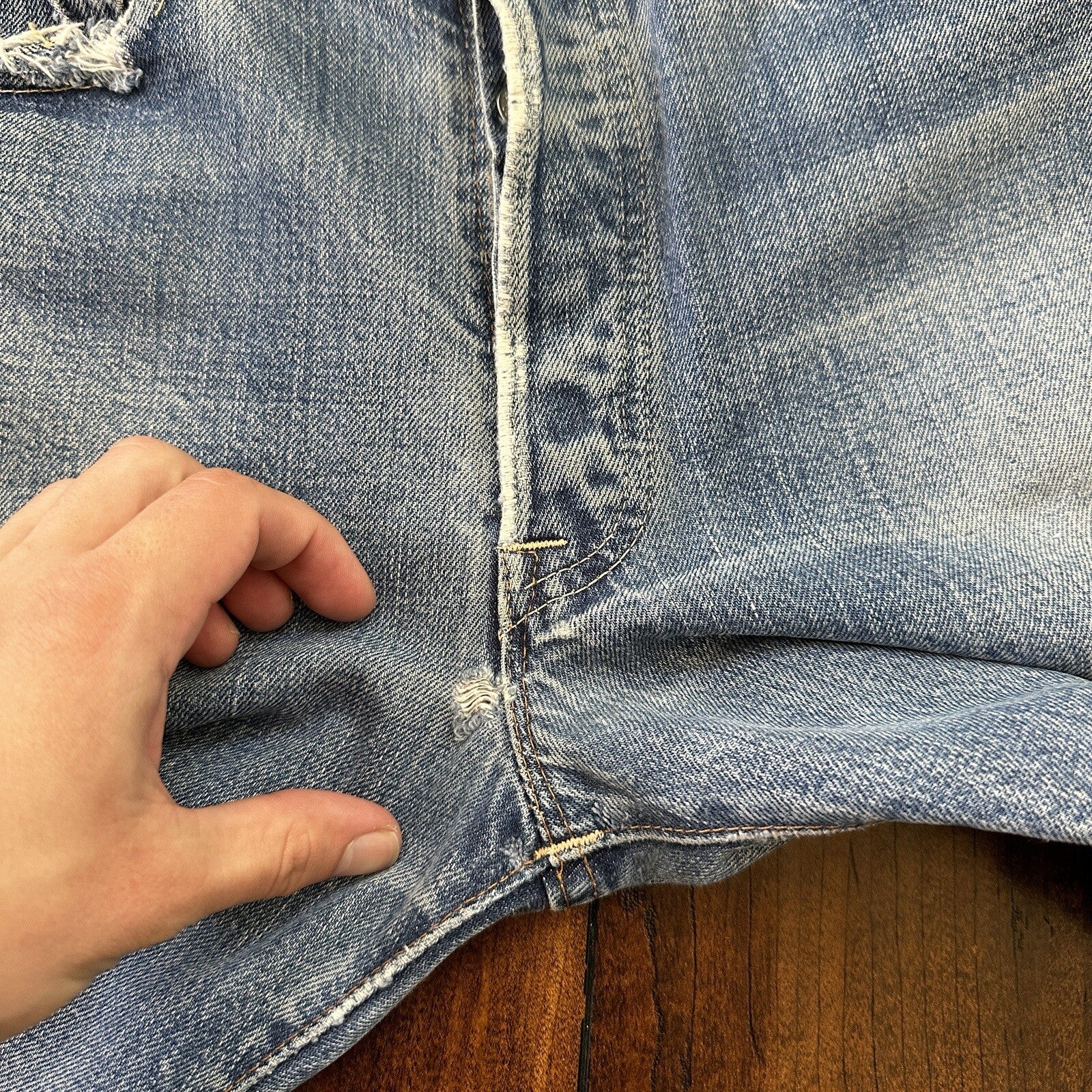 Vintage LEVIS 501XX Jeans Big E 1960s Denim Redline Selvedge 29x29 USA 60s 70s