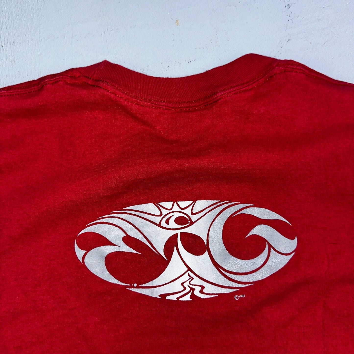 Survival Lines Earth VTG T Shirt Hippie Anvil Band Promo Trip 90s 2XL Tree Music