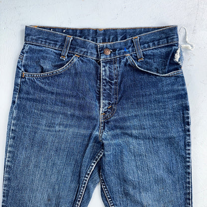 Levis 746 Vintage 70s USA Orange Tab Bootcut Flare Blue Bell Bottom Jeans 29x26