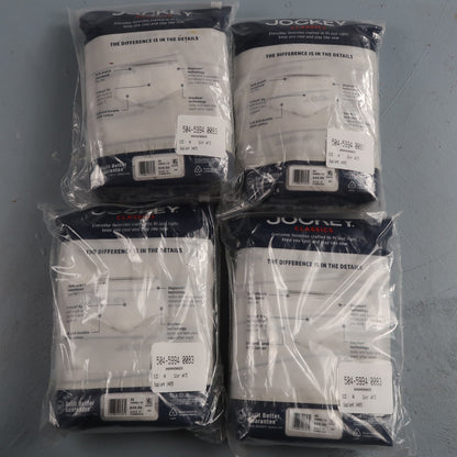 Jockey Classic Briefs 5 Pack Size 40 Underwear 100% Cotton Y Front White Lot 4