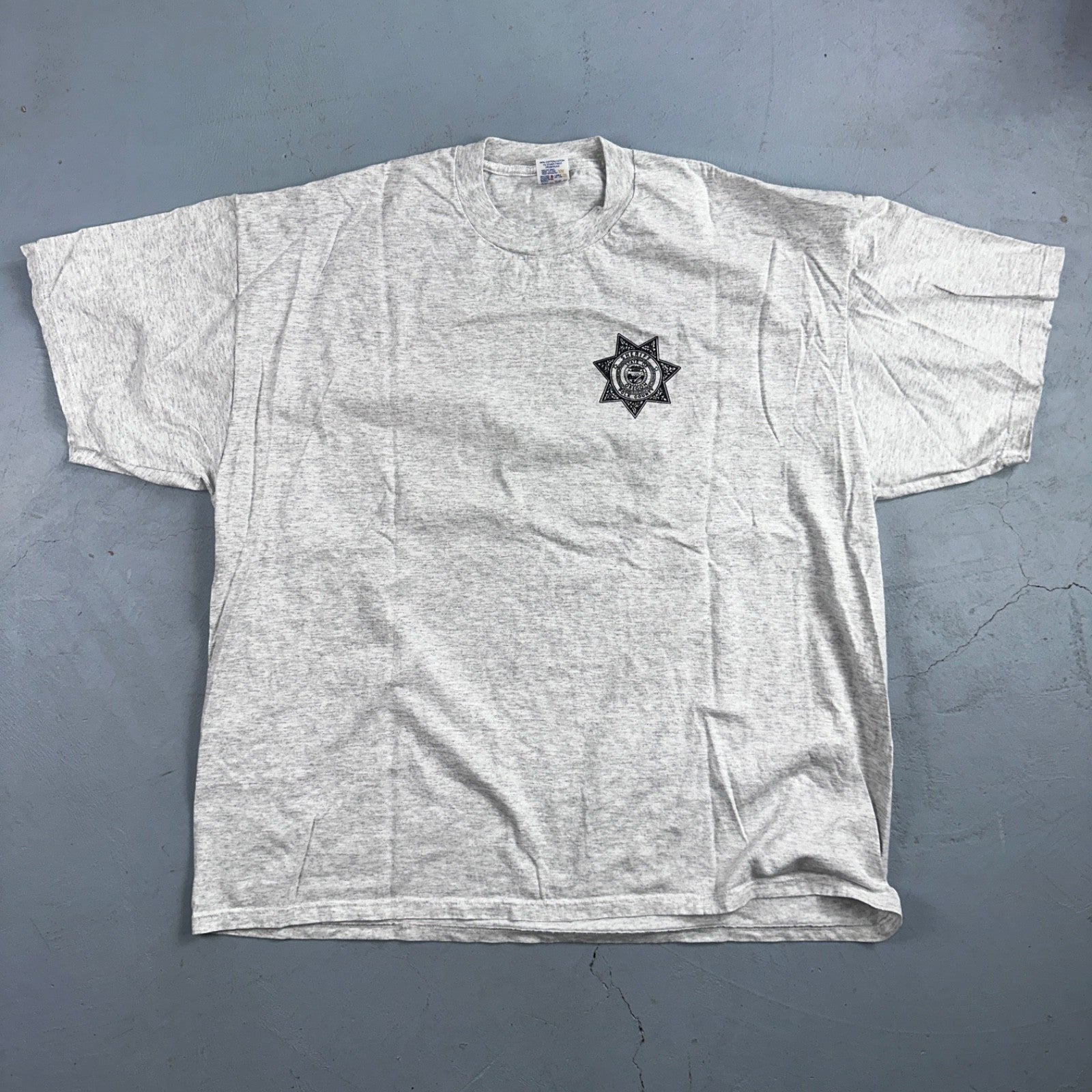 Polk County Sheriffs Bed Breakfast Funny VTG T Shirt 90s JERZEES Prison Police