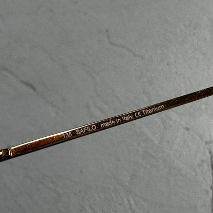 Safilo Design SD 3100 RX500 Eyeglasses Frames Rimless Titanium Gold 00-17-135