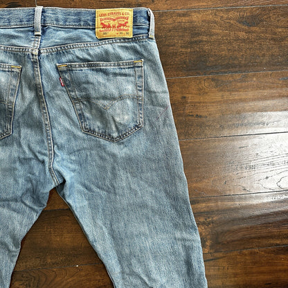 Levis 501 Vintage Y2K Straight Leg XX 2000s Jeans 35x30 Light Wash 36x28
