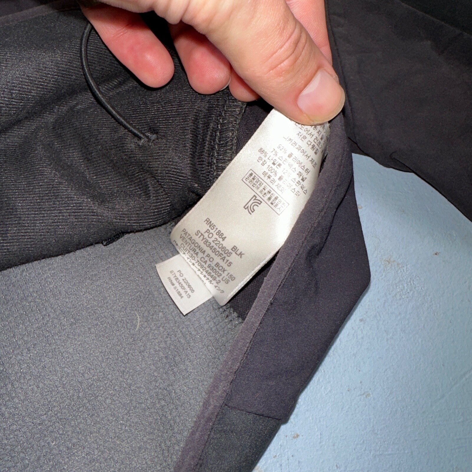 Patagonia Men’s L Black Adze Polartec Hybrid Jacket Coat Company Logo Full Zip