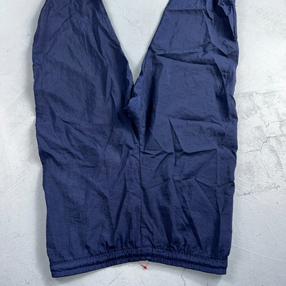 Nike VTG 90s Windbreaker Track Pants Ankle Zip Unlined Navy 1990s Essential