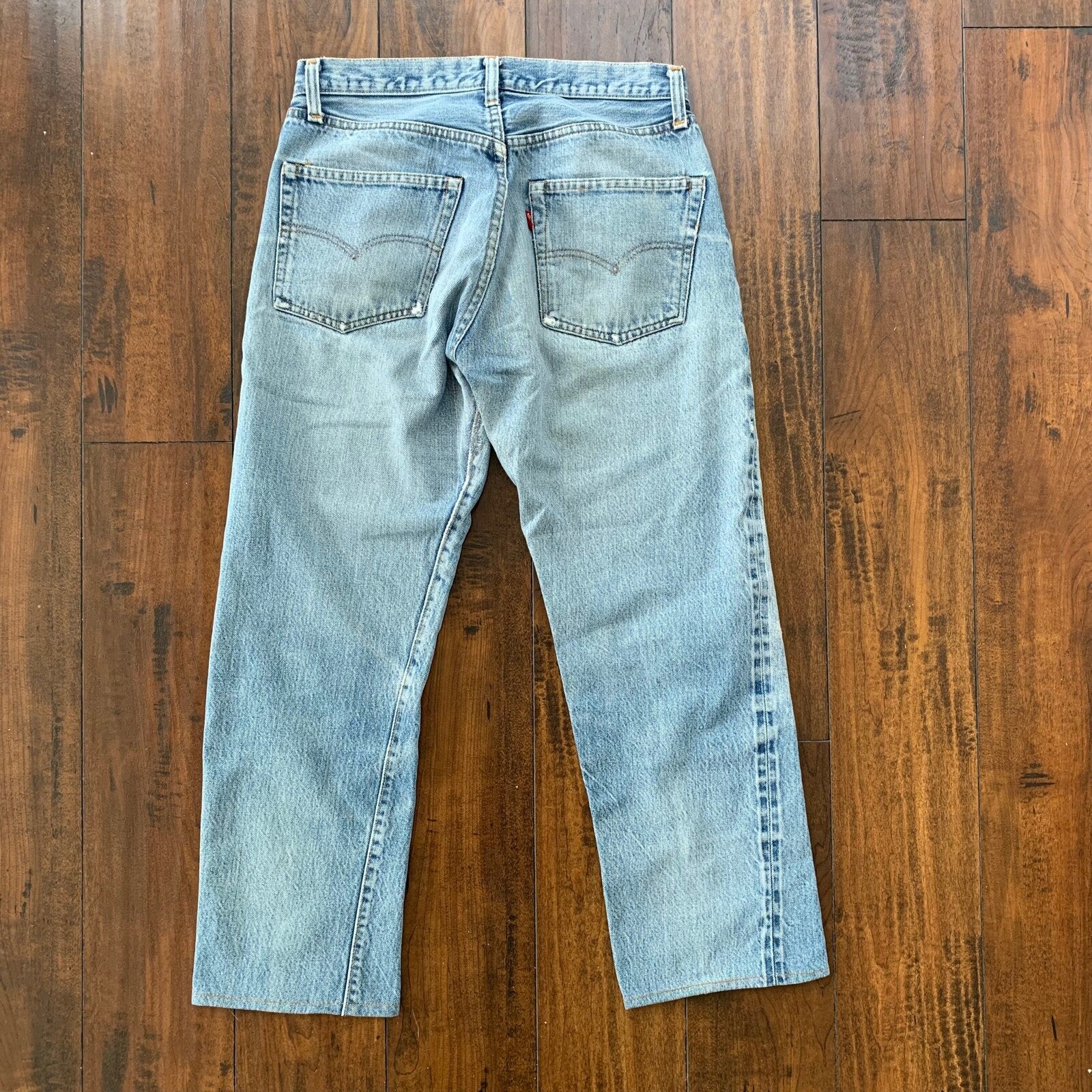 Levis Vintage 80s Redline Selvedge USA 501 XX Jeans 66 70s 32x34 Act 30x26