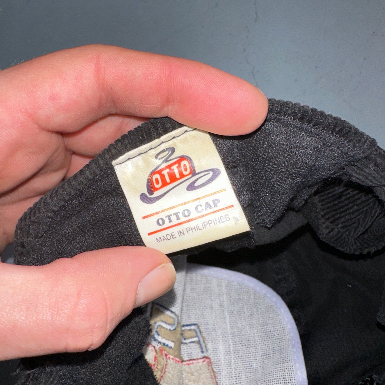 Pepsi VTG Black Corduroy Trucker Hat Cap Snapback Otto 80s 90s Rare Soda