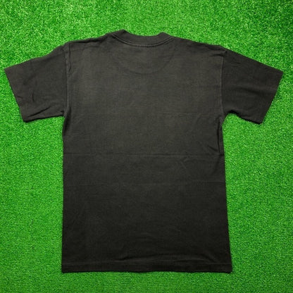 Vintage Nike T Shirt USA Rare Basketball Jordan Funny Owl Shot Cartoon Rap 90s