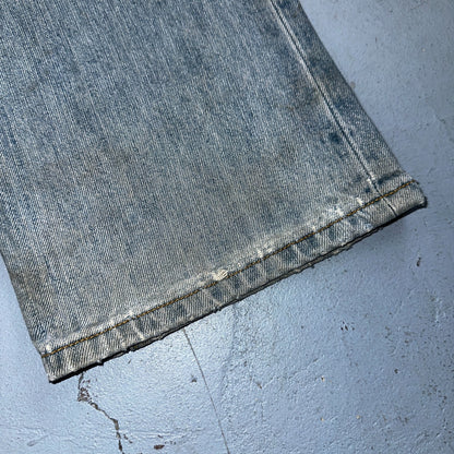 Levis 501 Vintage Y2K XX Straight Leg Jeans Blue Light Wash 35x34 Act 34x34