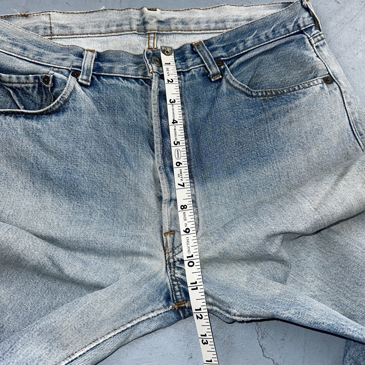 Levis 501 Vintage 80s Redline Selvedge USA XX Jeans Light Wash 36x36 Act 33x31