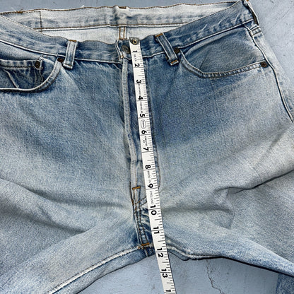 Levis 501 Vintage 80s Redline Selvedge USA XX Jeans Light Wash 36x36 Act 33x31