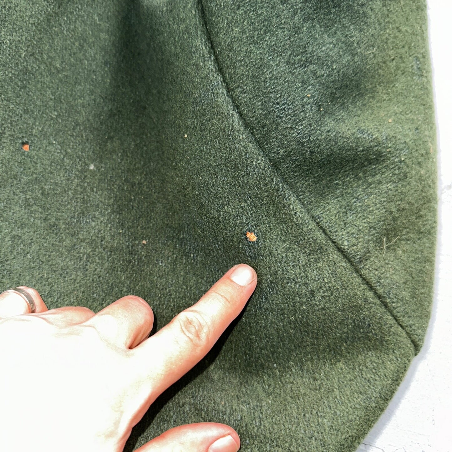 VTG Codet Wool Jacket Mackinaw Hunting Reversible Green Orange Outdoor Men’s L