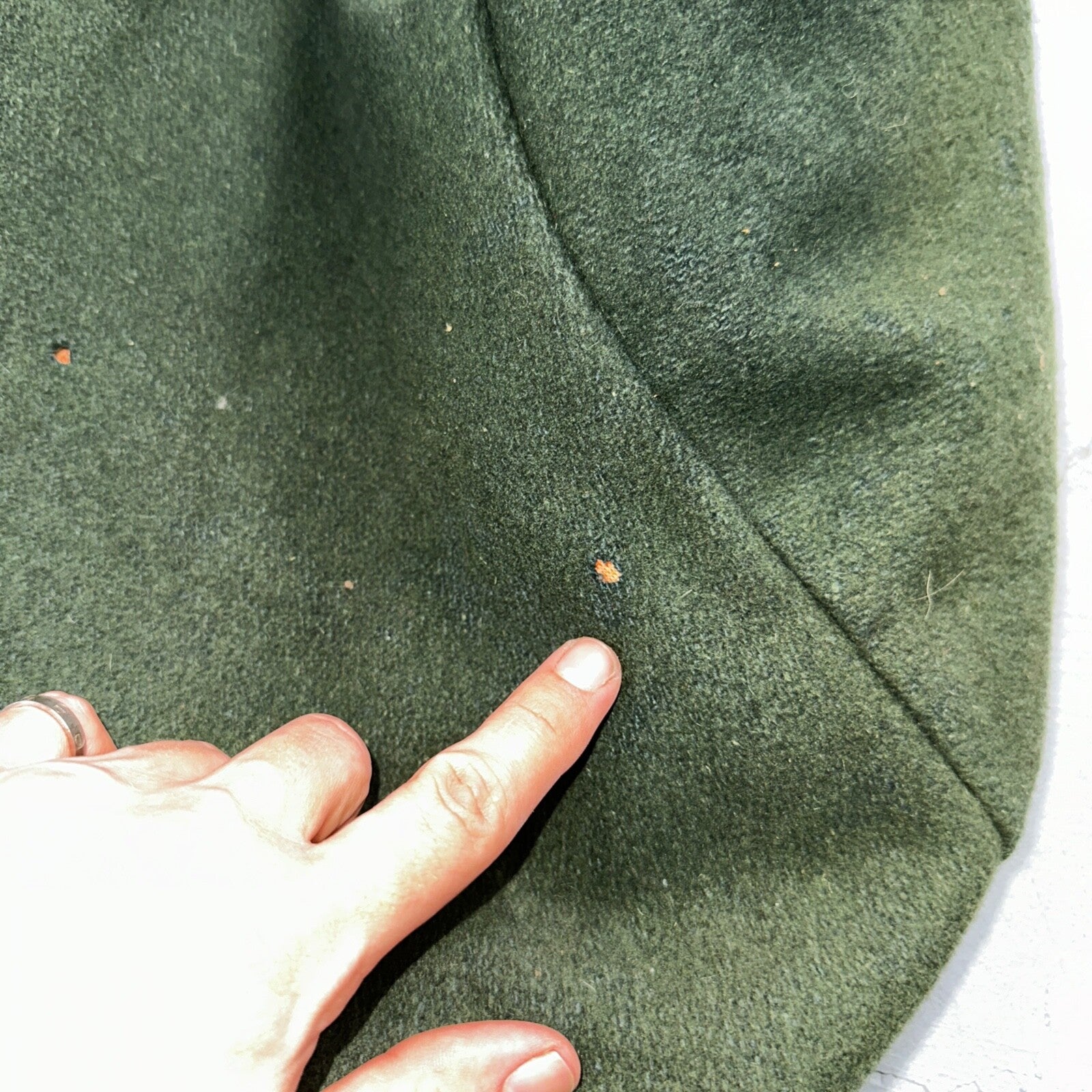 VTG Codet Wool Jacket Mackinaw Hunting Reversible Green Orange Outdoor Men’s L