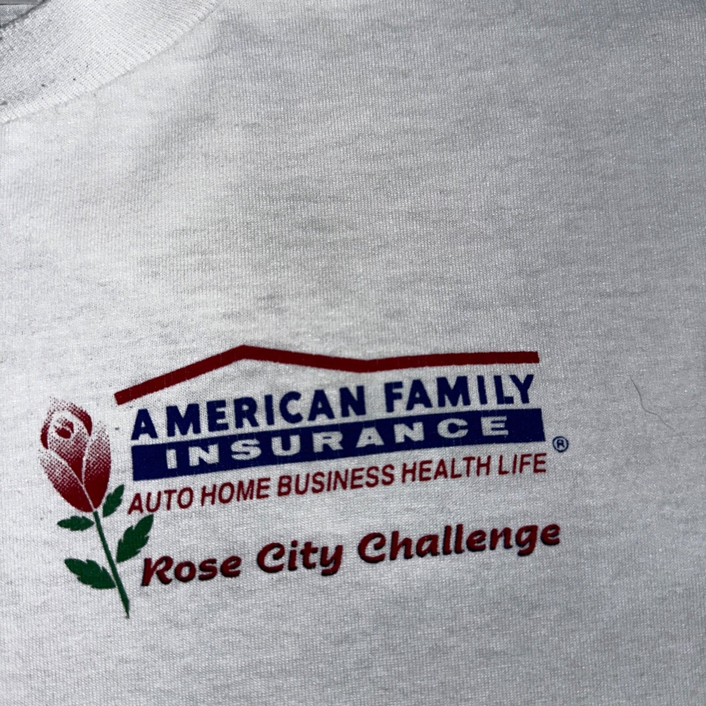 Portland Rose City 2000 Challenge VTG T Shirt Gymnastics Oregon Insurance Family