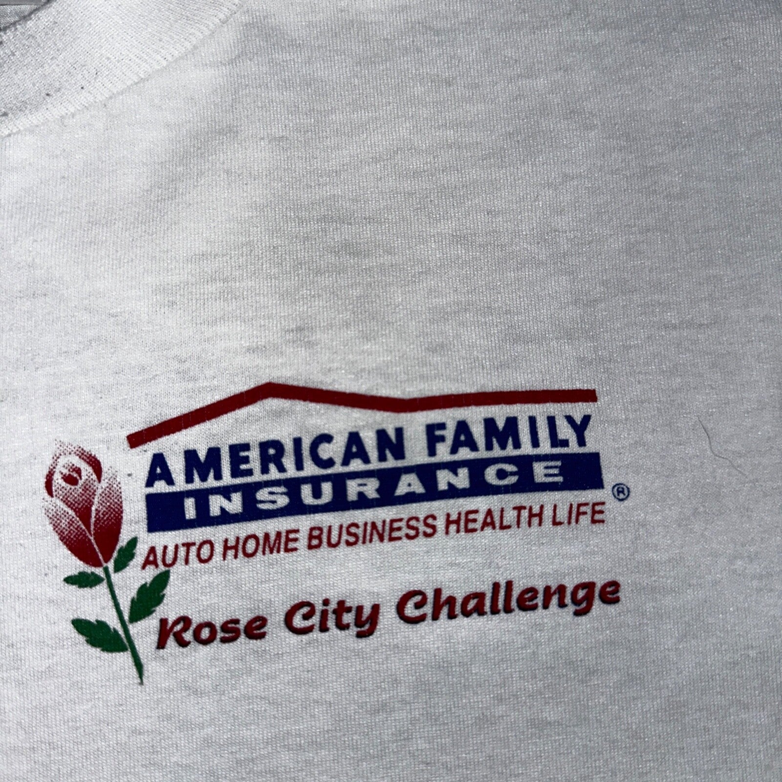 Portland Rose City 2000 Challenge VTG T Shirt Gymnastics Oregon Insurance Family