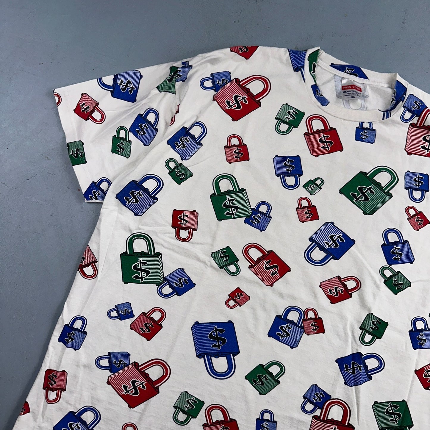 Money On Lock Wild AOP Y2K VTG T Shirt Cash CREAM Rap Music 4XL Soulja Boy Boi