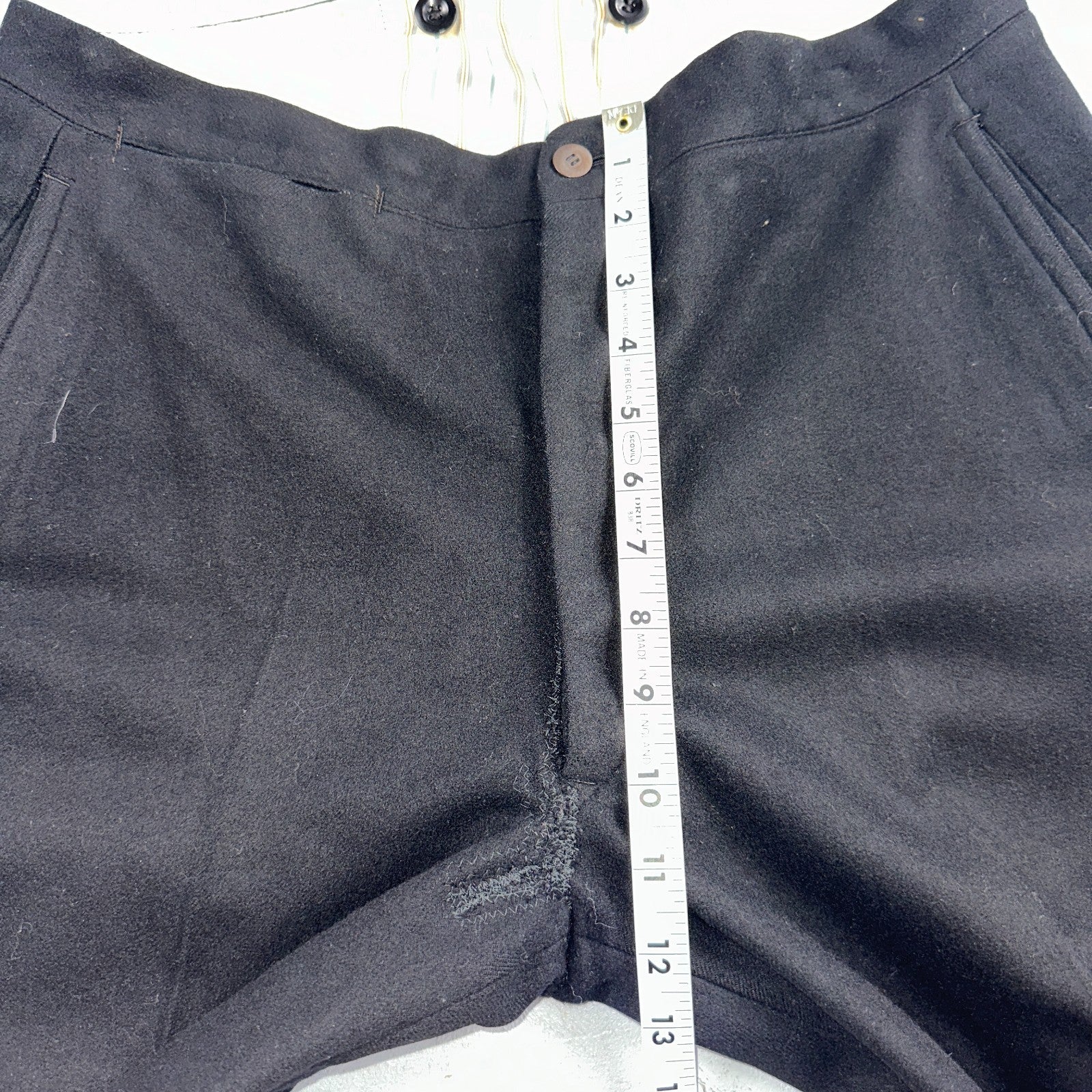 Antique 3 Pc Edwardian Morning Suit Black Wool Frock Coat Vest Pants 1890s 1900s