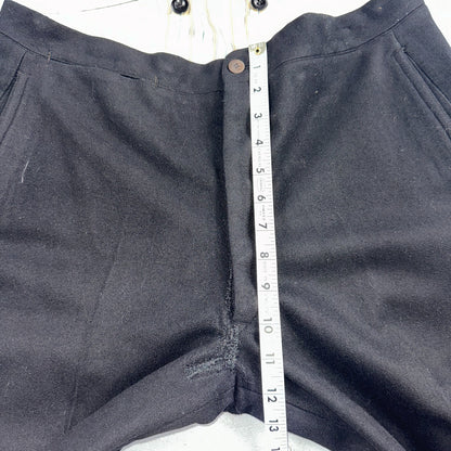 Antique 3 Pc Edwardian Morning Suit Black Wool Frock Coat Vest Pants 1890s 1900s