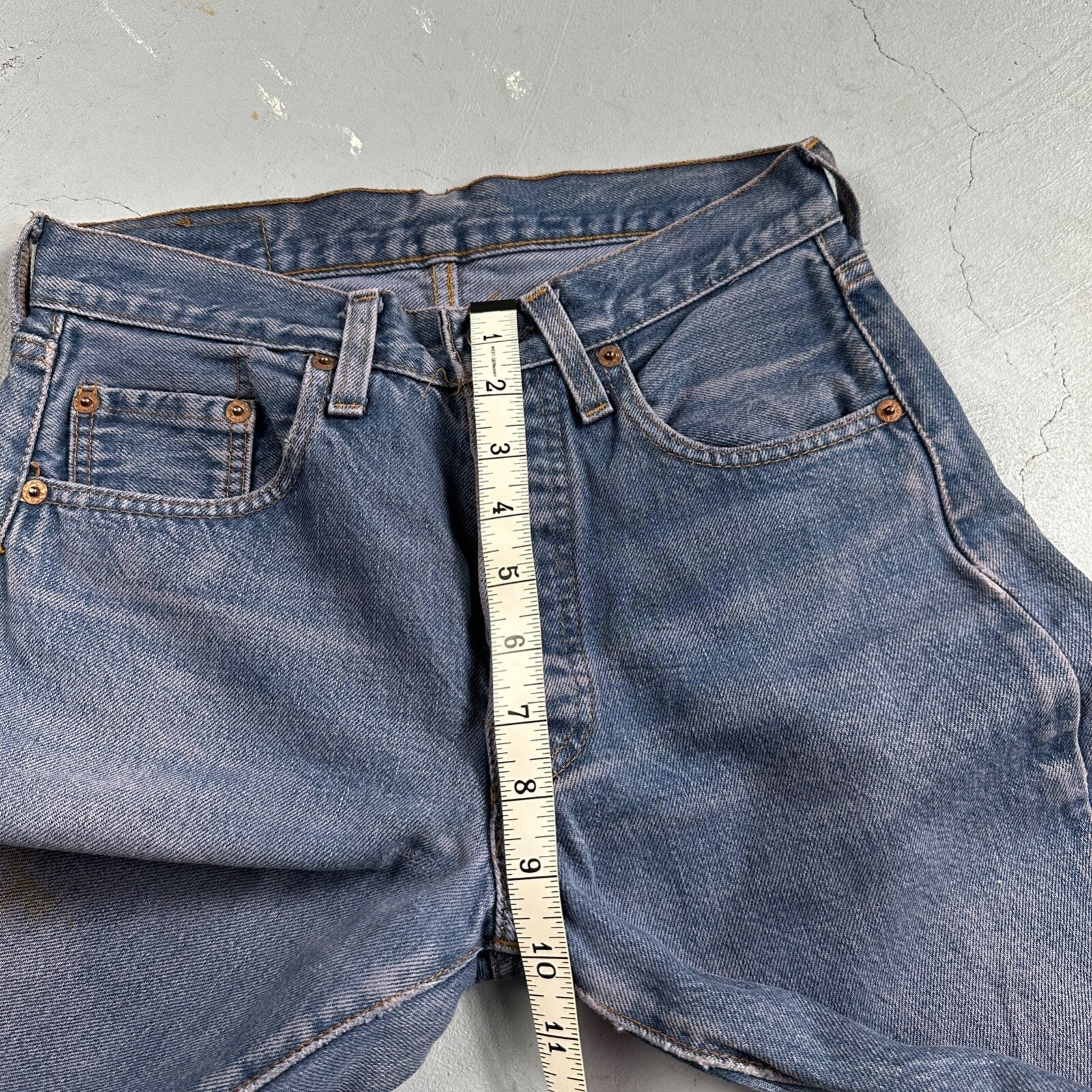 Levis 501 Vintage 80s Redline Selvedge USA XX Jeans Dyed Wash 28x36 Act 26x31