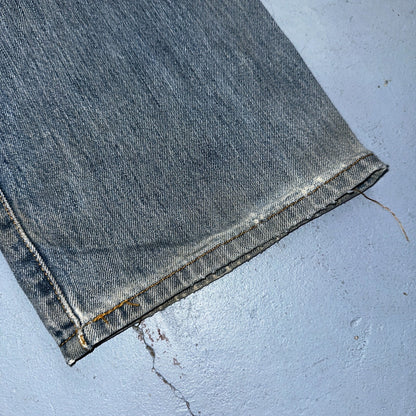 Levis 501 Vintage Y2K XX Straight Leg Jeans Blue Light Wash 35x34 Act 34x32