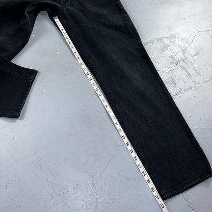 Anchor Blue Jeans Men’s 33x32 Black Original Relaxed Straight Leg Vintage Y2K