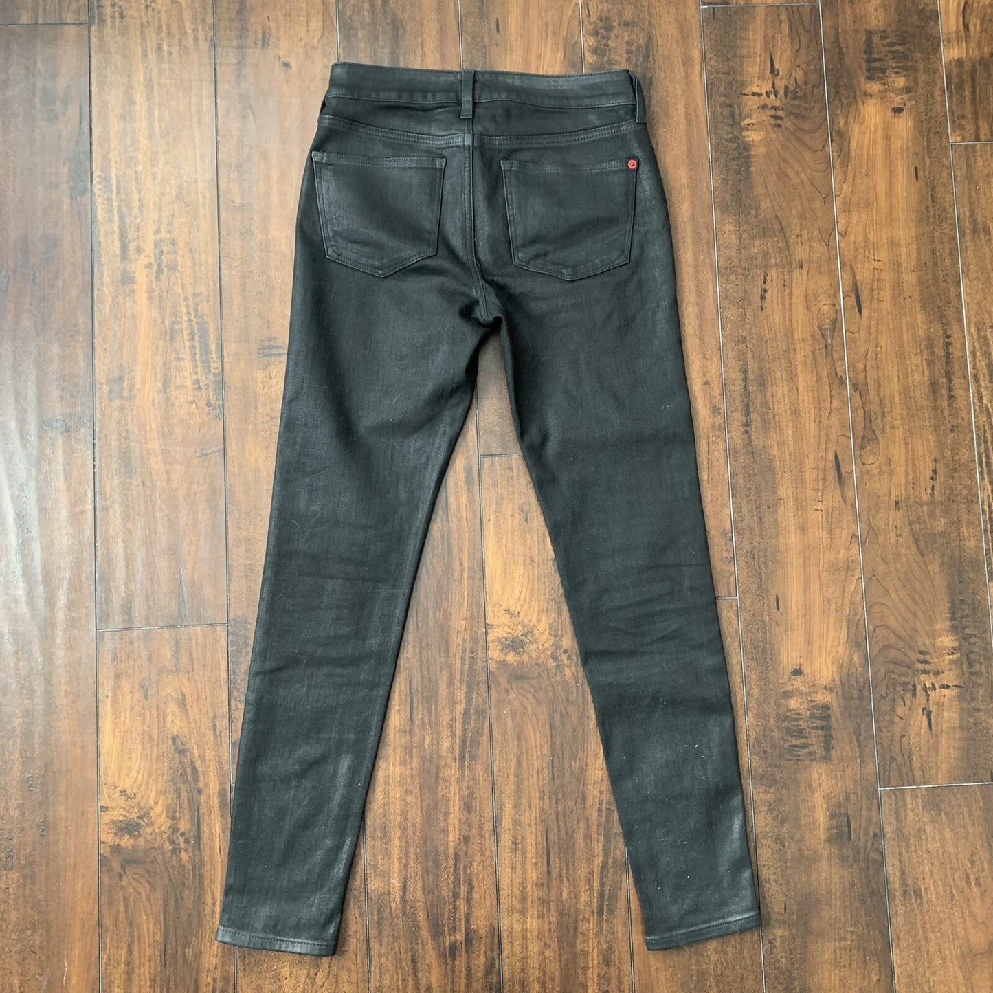 Spanx Women’s 5 Pocket Ankle Skinny Jeans Size 27x28 Black Vintage Style Used