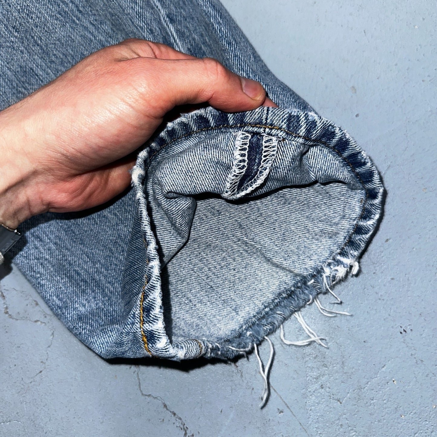 Levis 501 Vintage Y2K XX Straight Leg Jeans Blue Light Wash 34x32 Act 34x31