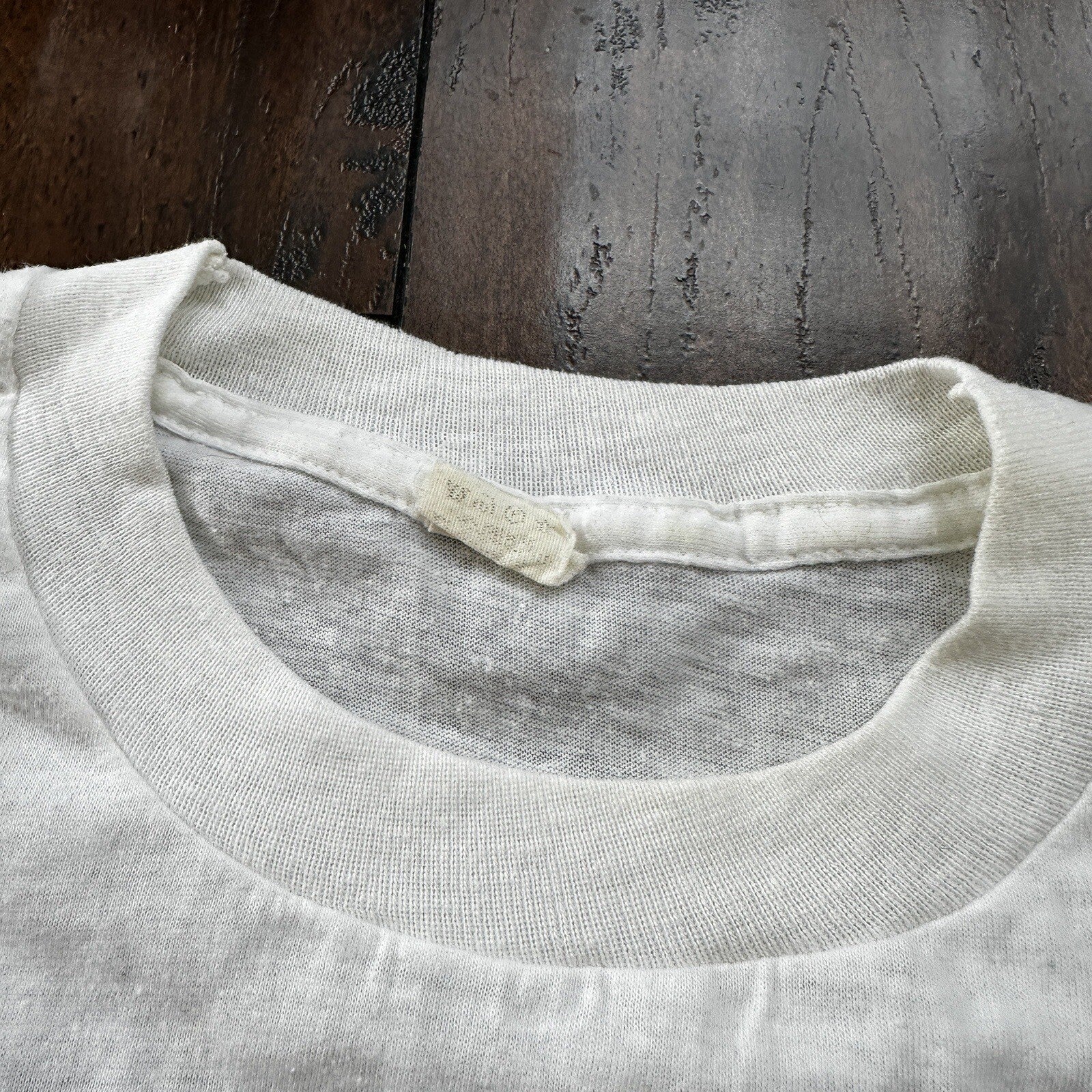 Vintage 1985 Live Aid T Shirt White Queen Freddie Mercury Saves Lives 80s