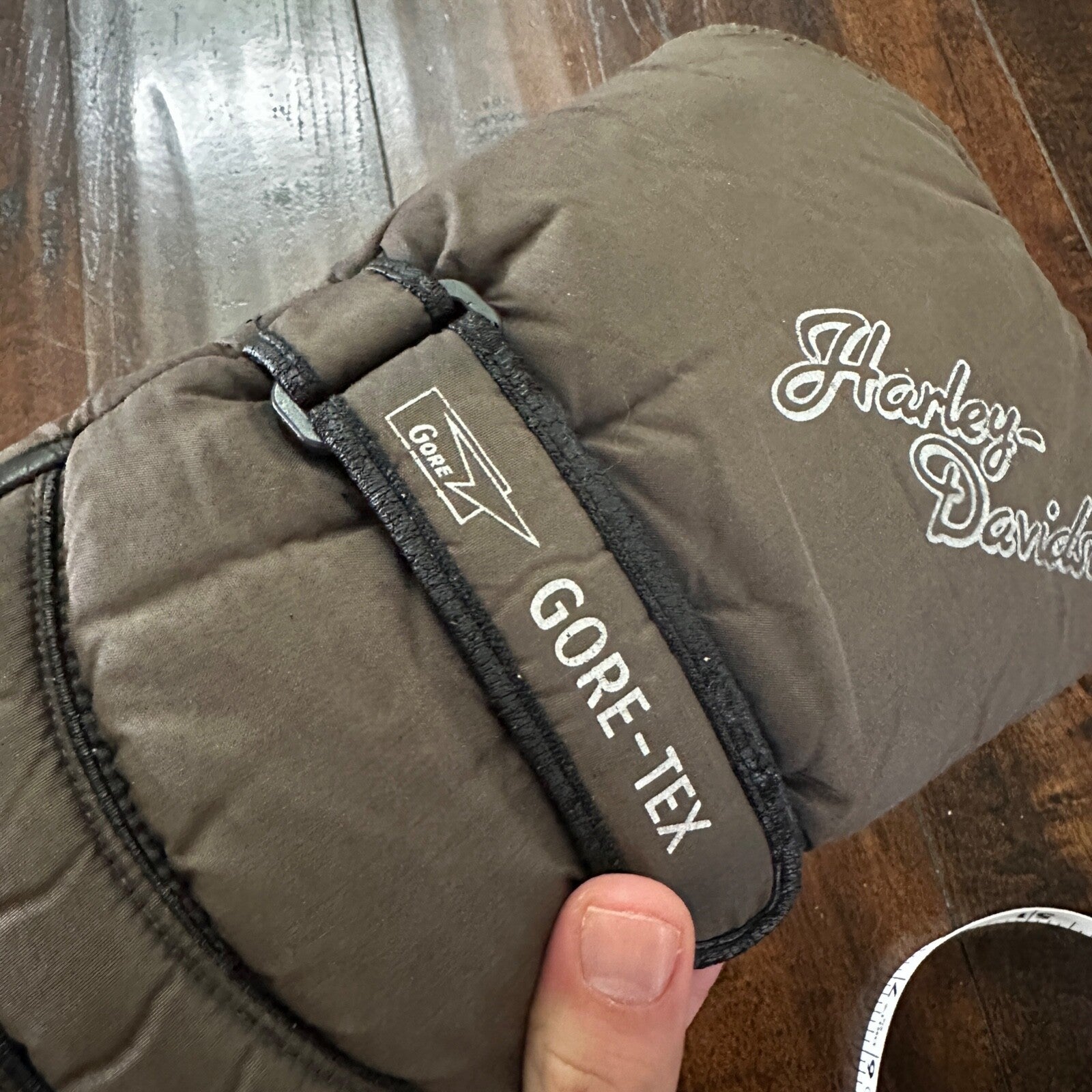 Harley Davidson GORE-TEX Gaunlet GLOVE Single Missing Other Brown Black VTG