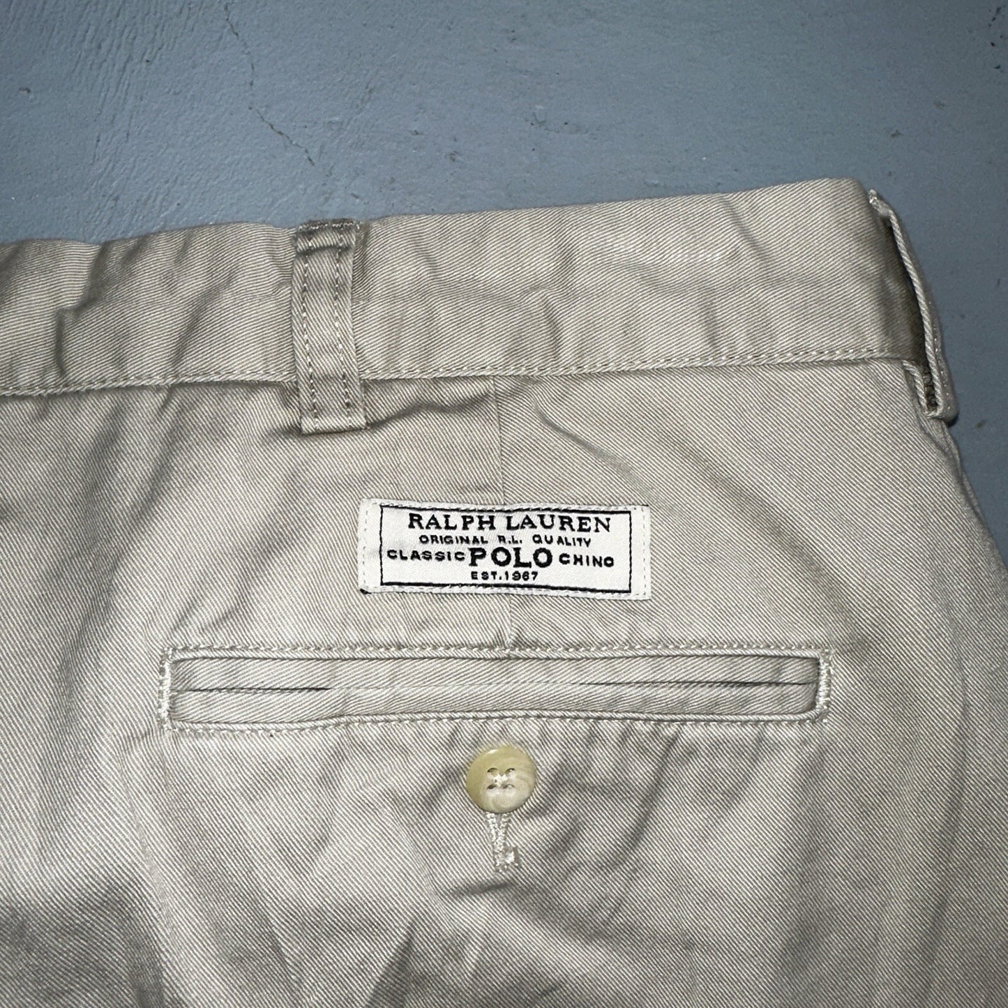 Polo Ralph Lauren Pants Mens 40x29 Brown Prospect Workwear Causal Preppy 38x25