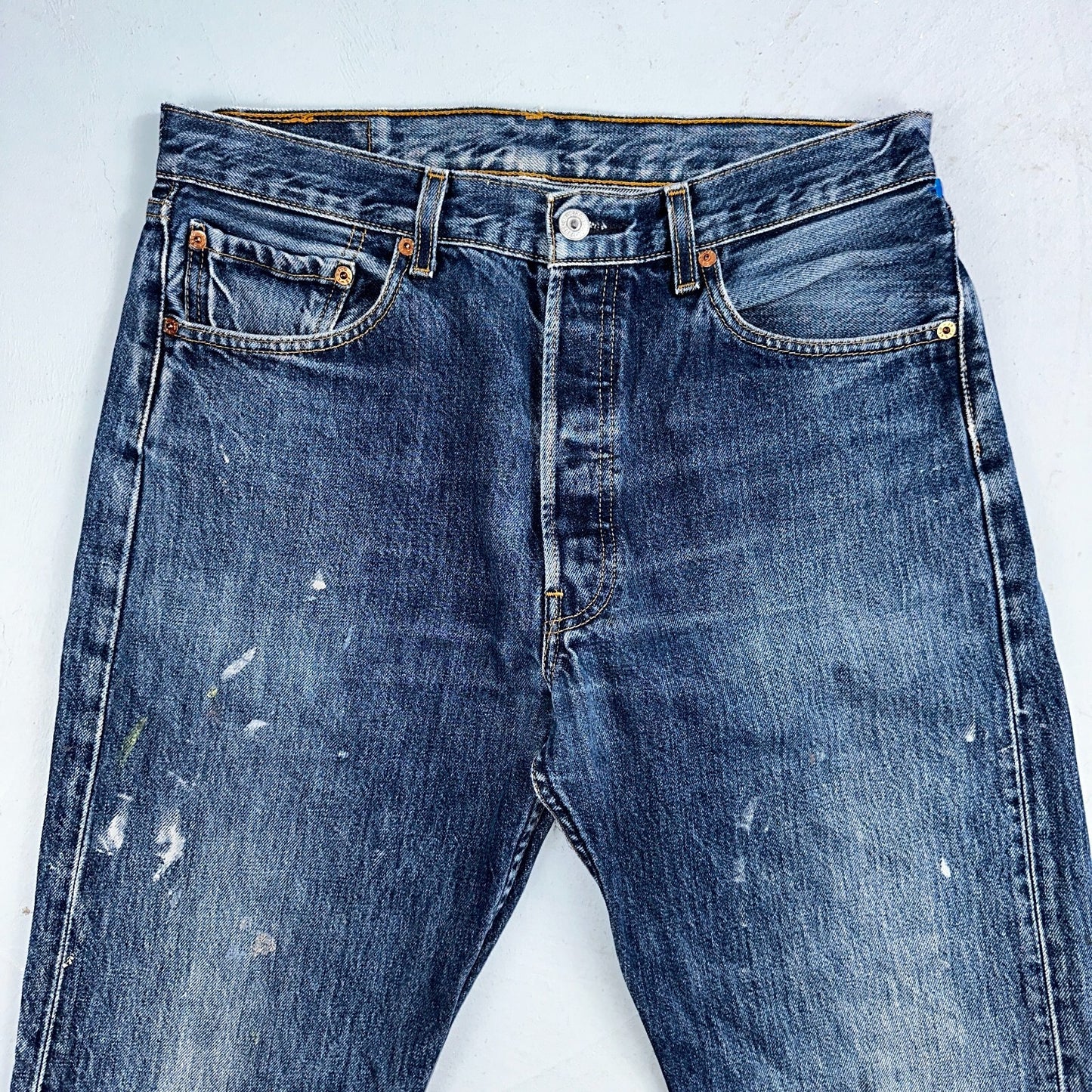 Levis 501 Vintage 90s XX Straight Leg Jeans Y2K Med Wash 33x36 Act 32x34
