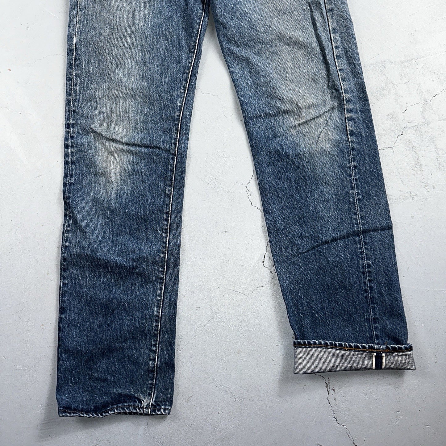 Levis 501 Vintage 80s Redline Selvedge USA XX Jeans Med Wash 35x38 Act 32x33
