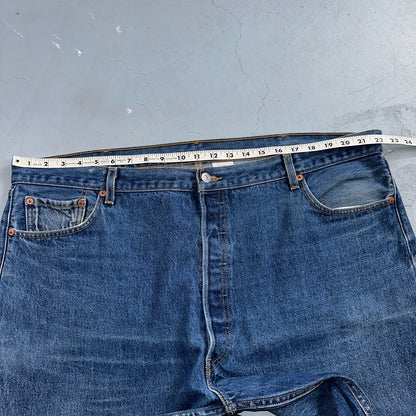Levis 501 Vintage Y2K Mexico Straight Leg Jeans 46x30 90s Med Wash Act 44x27