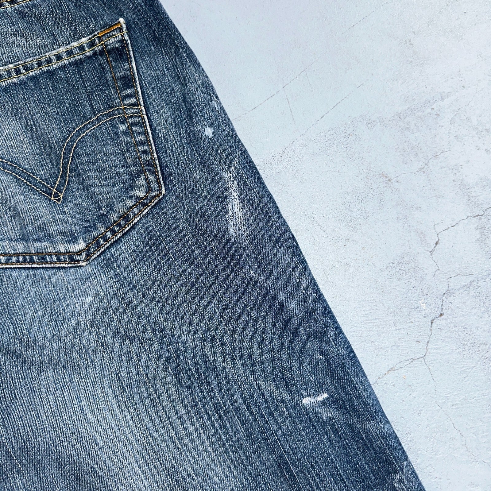 Levis 501 Vintage Y2K XX Straight Leg Jeans Blue Med Wash 33x34 Act 31x28