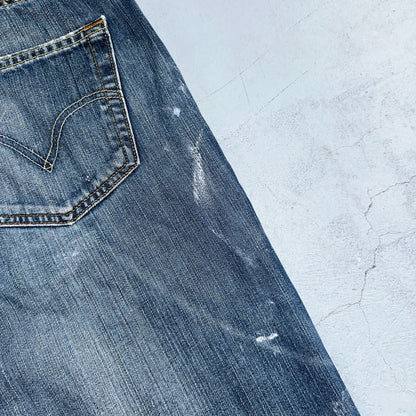 Levis 501 Vintage Y2K XX Straight Leg Jeans Blue Med Wash 33x34 Act 31x28