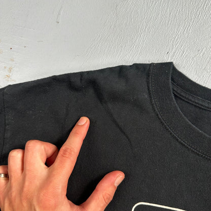 Warning Choking Punk VTG T Shirt Funny Pervert Joke Inappropriate Oral Gross