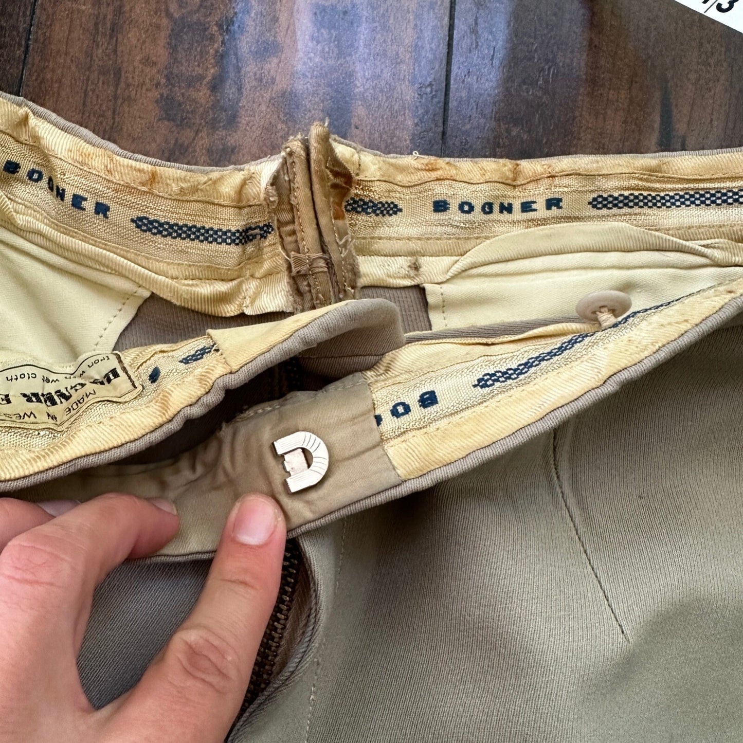 Vintage Bogner Elastic Men's Ski Pants Size 32 Made in West Germany-Wool & Nylon