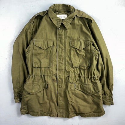 Vintage US Army Military OG 107 M-1951 Field Coat Jacket Mens Size M M65 1957