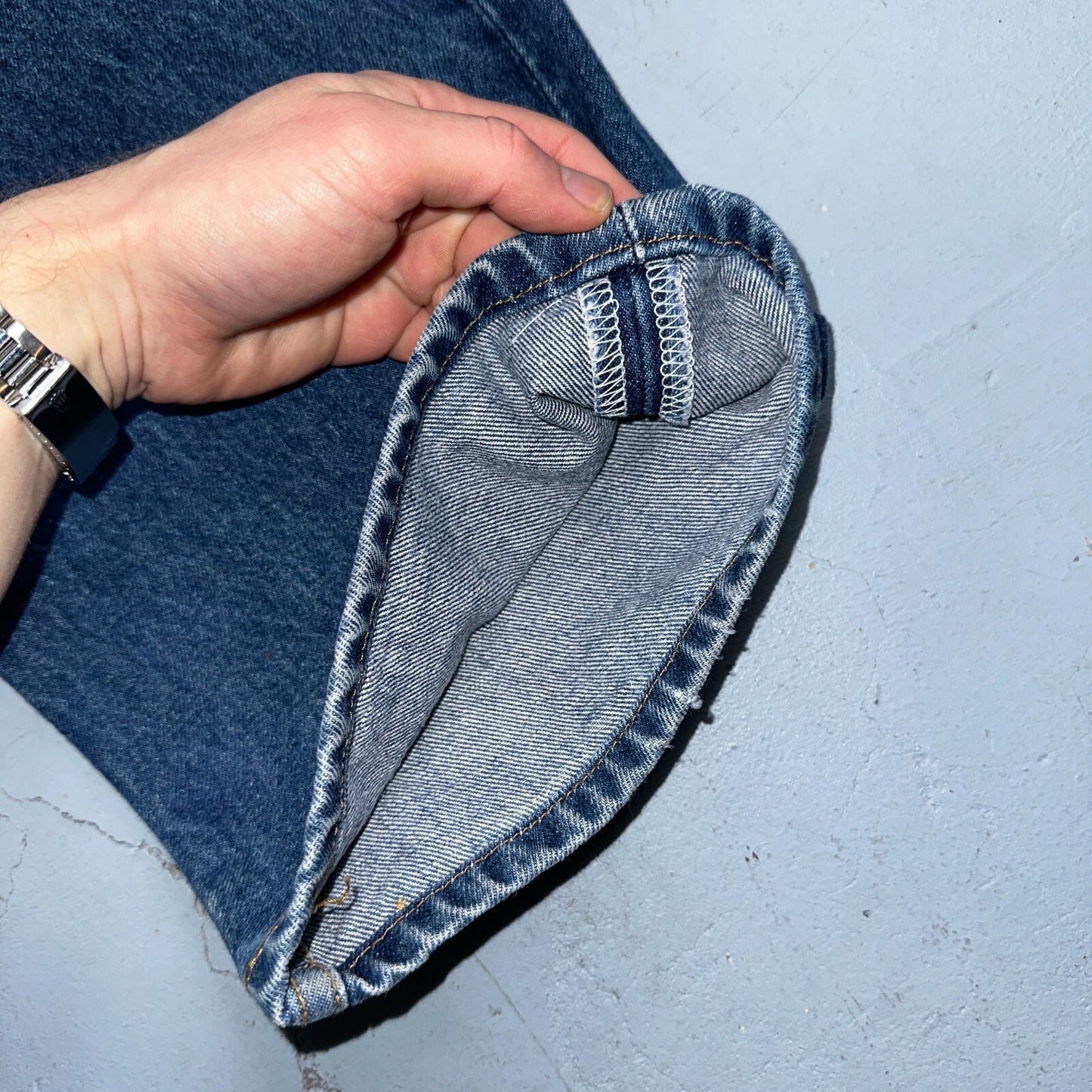 Levis 501 Vintage Y2K Mexico Straight Leg Jeans 46x30 90s Med Wash Act 44x27