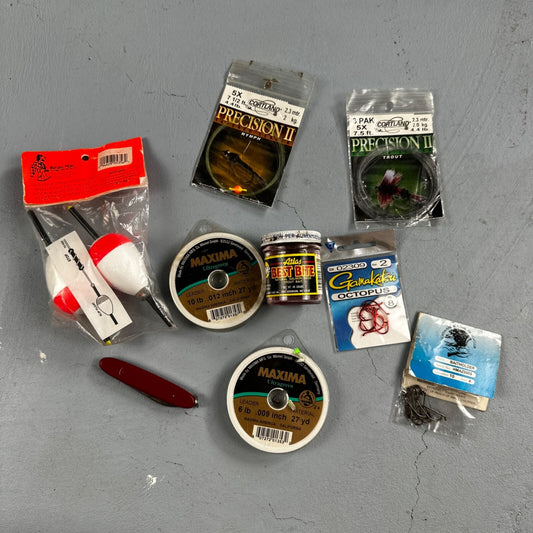 Cortland Precision Tapered Trout Fly Fishing Leaders Random Lot Collection