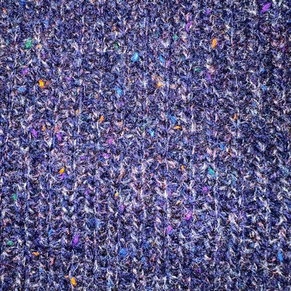 Vintage 70s Lord Jeff Hebrides Tweeds Pullover Sweater Large Purple 1970s Wool