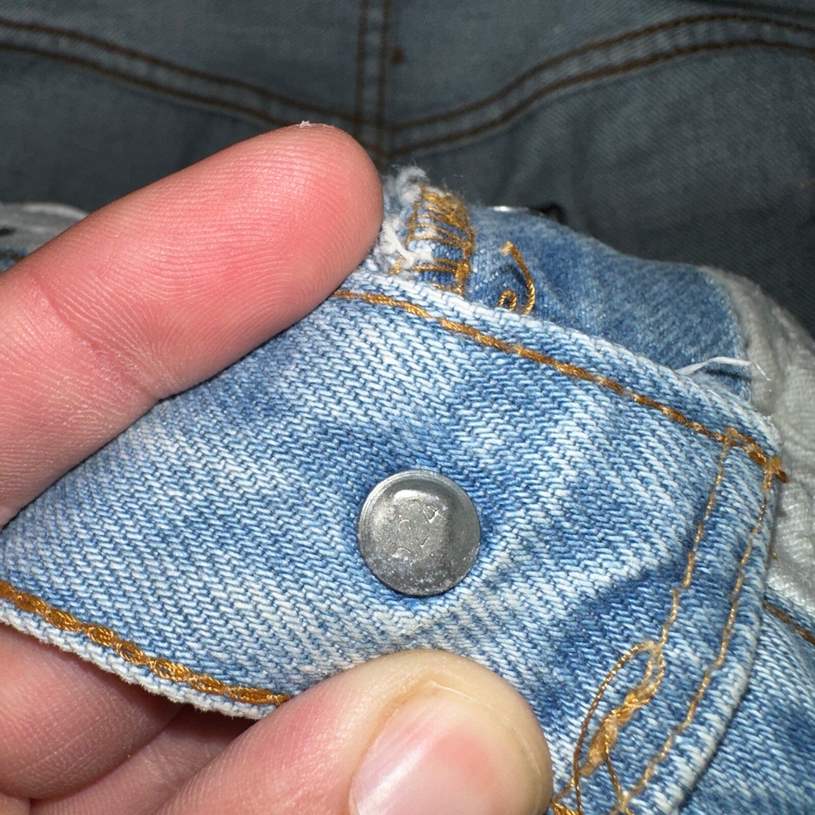 Levis 501 Vintage 80s Redline Selvedge USA XX Jeans Light Wash 29x30 Act 27x27